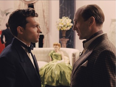 Alden Ehrenreich and Ralph Fiennes star in "Hail, Caesar!," an all-star comedy from Joel and Ethan Coen.