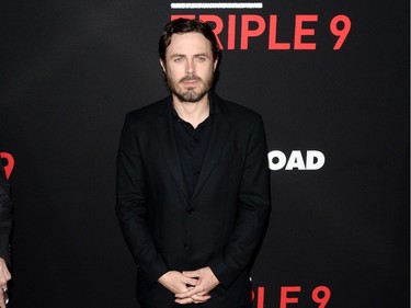 Casey Affleck attends the premiere of Open Road FIlms' "Triple 9" at Regal Cinemas L.A. Live on February 16, 2016 in Los Angeles, California.