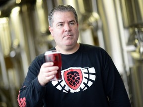 Jamie Singer, co-owner of Rebellion Brewing in Regina.