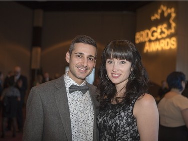 Shahan Fancy and Donna-Lee Fancy are on the scene at the Bridges awards on Saturday, February 6th, 2016.