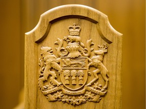 A courtroom is shown during a media tour for the renovation and expansion of the Saskatoon Court House on Monday, February 8th, 2016.