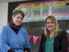 Cheryl Loadman and Rachel Loewen Walker, representing the Saskatoon Council on Aging and OUTSaskatoon.