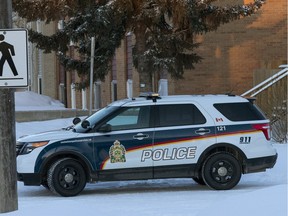 A Saskatoon police vehicle.