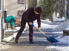 Balmier weather made a parka-less cleanup possible Jan. 27, 2016.