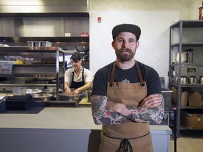 Dale MacKay in the kitchen at Ayden, which he opened in 2013.