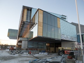 The Remai Modern art gallery project, seen here in November of 2015, continues to be threatened by delays and could be $2.5 to $4.5 million over budget.