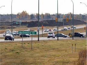 The city has requested $29 million from federal and provincial governments to build the Highway 16 and Boychuk Drive interchange. The proposed interchange at McOrmond Drive and College Drive is being paid for by a developer.