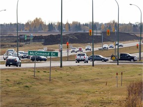 SASKATOON, SASK.; OCTOBER 22, 2014 -- The intersections of McOrmond Drive and College Drive, and  Boychuk Drive and Highway #16 has Saskatoon City Council recommending expediting construction of two interchanges, (Gord Waldner/The StarPhoenix)