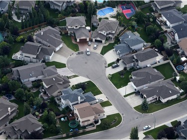 Arbor Creek homes in Saskatoon, August 20, 2014.