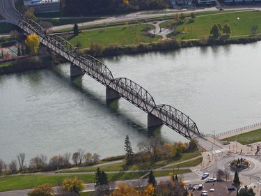 The Traffic Bridge in Saskatoon, October 8, 2010.