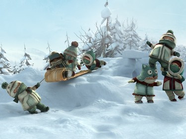 A scene from "Snowtime!," an Entertainment One release.