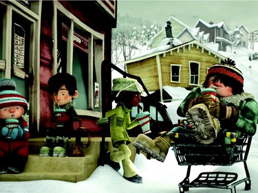 A scene from "Snowtime!," an Entertainment One release.