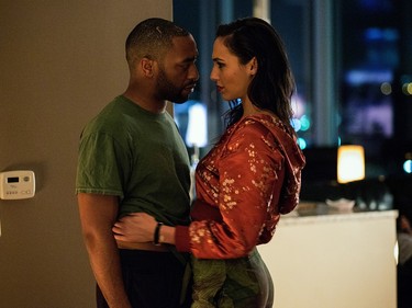 Chiwetel Ejiofor and Gal Gadot star in "Triple 9."