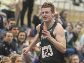 University of Saskatchewan Huskies Jared Olson hopes to take home a medal this week at the Canadian Interuniversity Sport track and field championships at York University.