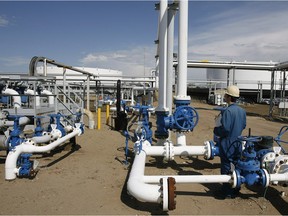 Husky Energy Inc.'s Edam East heavy oil extraction plant near Lloydminster.