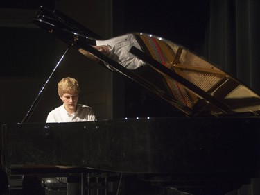 Jan Lisiecki, classical pianist, performs at Churchill Community School in La Ronge later in the day during a Cameco sponsored tour of northern Saskatchewan on March 3, 2016.