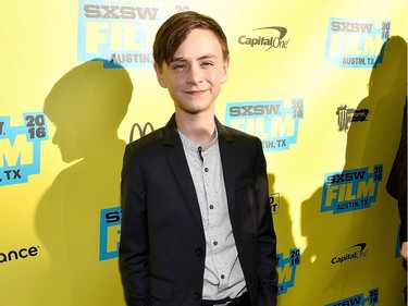 Actor Jaeden Lieberher attends the screening of "Midnight Special" during the 2016 SXSW Music, Film + Interactive Festival at Paramount Theatre on March 12, 2016 in Austin, Texas.