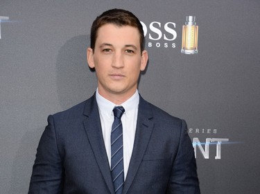 Actor Miles Teller attends the premiere of "The Divergent Series: Allegiant" at AMC Lincoln Square on March 14, 2016 in New York.