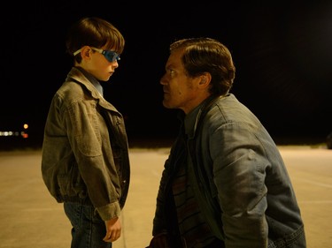 L-R: Michael Shannon as Roy and Jaeden Lieberher as Alton in "Midnight Special."