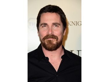 Actor Christian Bale arrives at the premiere of Broad Green Pictures' "Knight of Cups" at the Theatre at Ace Hotel on March 1, 2016 in Los Angeles, California.
