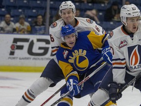 Saskatoon Blades forward Cameron Hebig has 64 points in just 54 games so far this year.