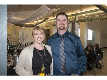 Brad Yausie, right, and Nadine Yausie are on the scene at the Live Life FULL gala for Prader-Willi Research Foundation at the Albert Community Centre on Saturday, February 20th, 2016.