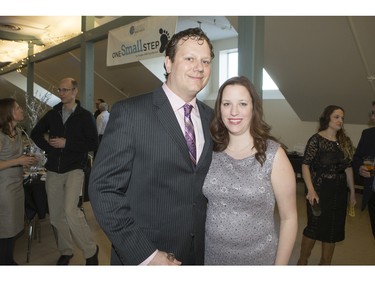Glen Olauson, left, and Jennifer Olauson are on the scene at the Live Life FULL gala for Prader-Willi Research Foundation at the Albert Community Centre on Saturday, February 20th, 2016.