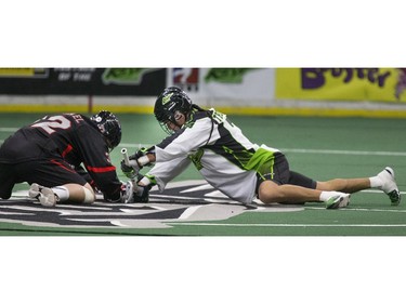 Saskatchewan Rush player #74 Jeremy Thompson for future feature, January 15, 2016.