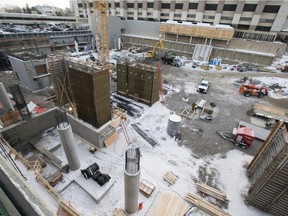 Saskatchewan's construction industry took a hit in February. The number of employed workers fell more than 10 per cent over the last year.