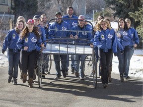 The University of Saskatchewan Agro's are again involved in raising money for Telemiracle with the bed push to Regina this year, March 1, 2016.