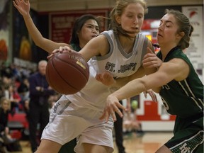 The St. Joseph Guardians are off to the girls' 5A provincial basketball championship semifinals.