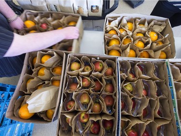 The Saskatoon Friendship Inn has been flooded with donations of bagged lunch items from around the city after a water main break on Saturday morning.