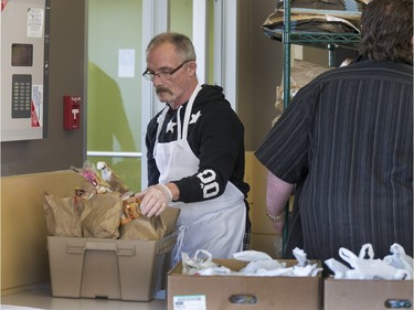 The Saskatoon Friendship Inn has been flooded with donations of bagged lunch items from around the city after a water main break on Saturday morning.
