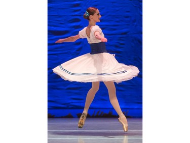 Ballerinas perform during  a production of Giselle presented by The Great Russian Ballet at TCU Place on Monday, March 7th, 2016.