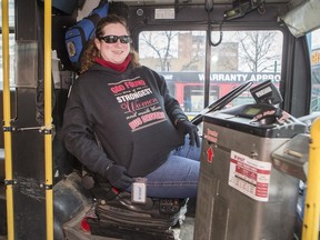 Saskatoon transit operators like this one who wished to remain unnamed, were dressed casually at work, Wednesday, March 09, 2016.