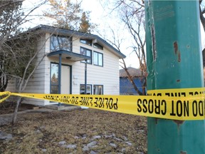 Saskatoon police were on the scene of a suspicious death in the 1500 block of Preston Avenue South on March 11, 2016.
