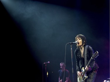 Joan Jett and the Blackhearts play SaskTel Centre in Saskatoon, March 16, 2016.