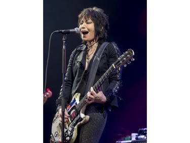 Joan Jett and the Blackhearts play SaskTel Centre in Saskatoon, March 16, 2016.