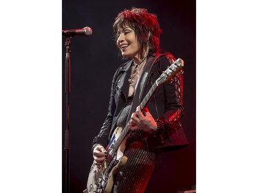 Joan Jett and the Blackhearts play SaskTel Centre in Saskatoon, March 16, 2016.