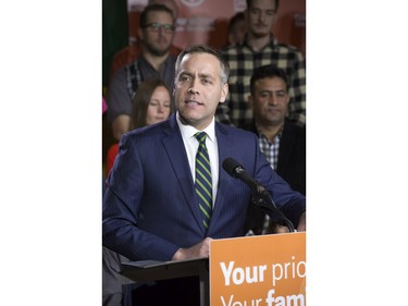 NDP leader Cam Broten during a news conference at TCU Place, March 17, 2016.