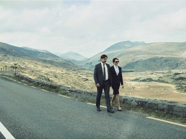 Colin Farrell as David and Rachel Weisz as Short Sighted Women in "The Lobster."