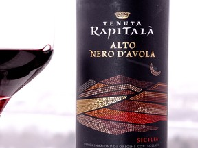 Tenuta Rapitala Alto Nero D'Avolo is the wine of the week.