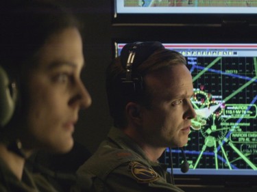 Phoebe Fox and Aaron Paul star in "Eye in the Sky," an Entertainment One release.