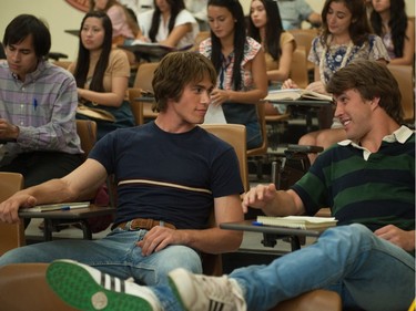 Blake Jenner (L) and Temple Baker star in "Everybody Wants Some."