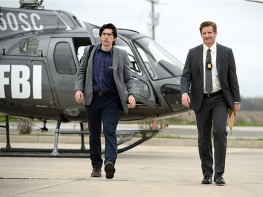 Adam Driver (L) and Paul Sparks star in "Midnight Special."