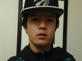 Wayne Michel, 14, is missing and Prince Albert police are searching for him. Photo submitted by RCMP ORG XMIT: RJ77oppOzMnQtnA3Ewsy