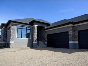 A new show home by Pawluk Homes offers a great blend of traditional and modern style. The 1808 square foot bungalow at 132 Glacial Shores Court is open for viewing today from 2 to 4 p.m. (Jennifer Jacoby/The StarPhoenix)