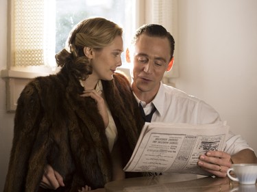 Elizabeth Olsen as Audrey Williams and Tom Hiddleston as Hank Williams in "I Saw The Light."