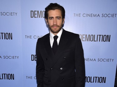 Actor Jake Gyllenhaal attends a screening of "Demolition" hosted by Fox Searchlight Pictures with the Cinema Society at the SVA Theatre on March 21, 2016 in New York City.