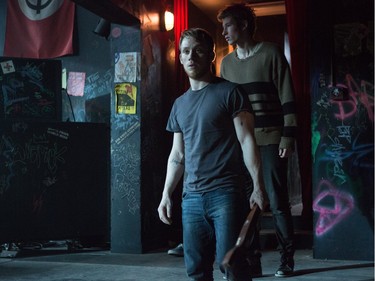 Joe Cole (L) and Callum Turner star in "Green Room."